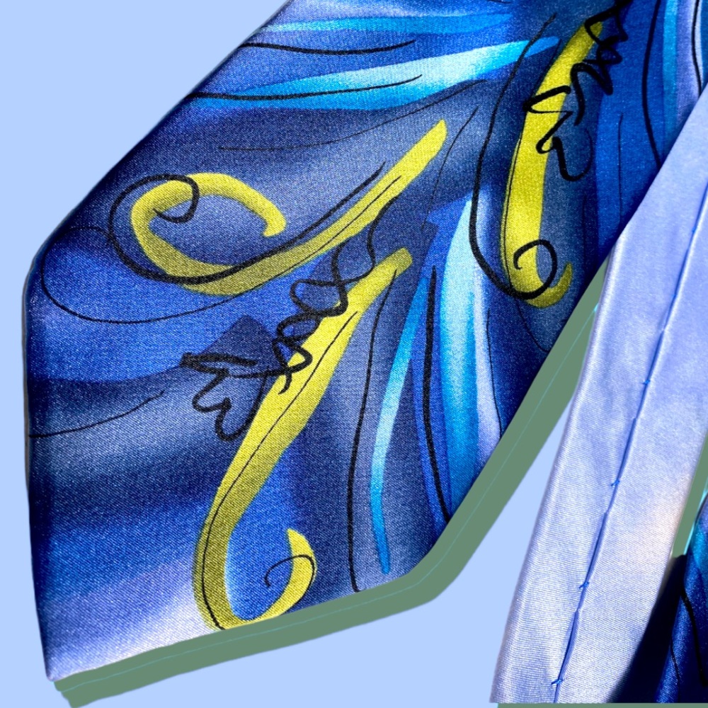 J. Garcia Vintage Necktie 100% Silk Menswear Tie